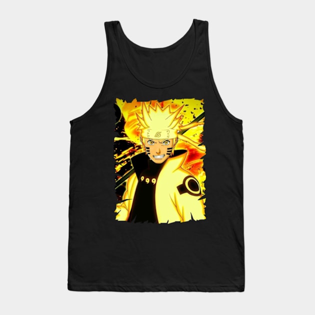 NARUTO UZUMAKI MERCH VTG Tank Top by Melesz.Ink Tattoo